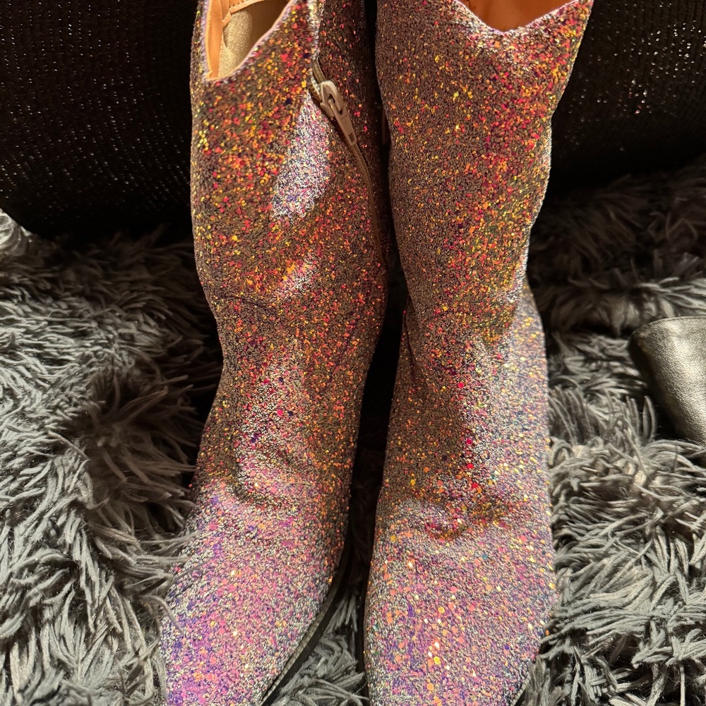 Glittery Boots